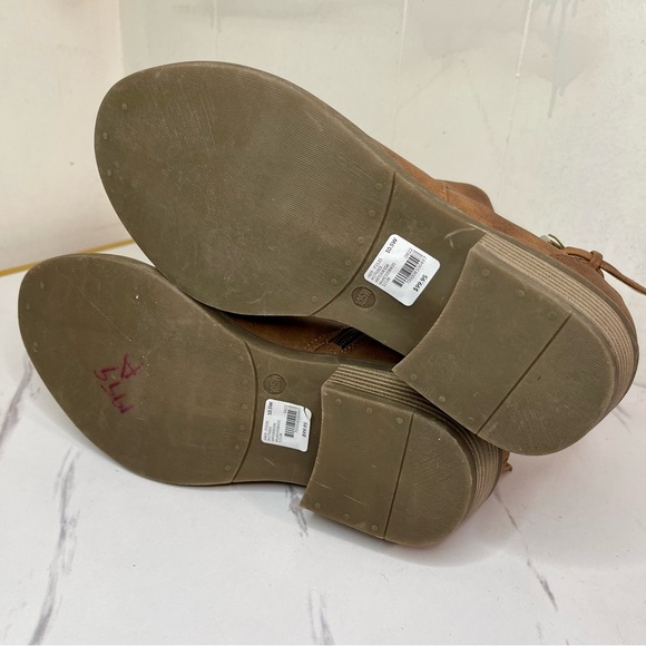 Lane Bryant Brown DreamCloudRugged Side-Buckle Ankle Bootie Sz 10.5 Wide Width - Picture 6 of 9